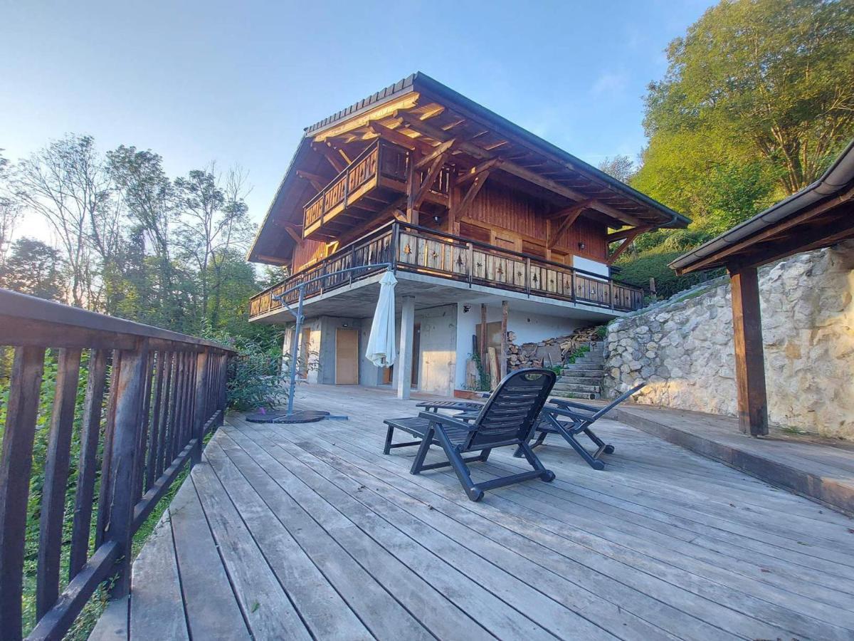 Chalet Savoyard Avec Jardin, Poele A Bois Et Wifi - Fr-1-624-11 Verchaix ภายนอก รูปภาพ